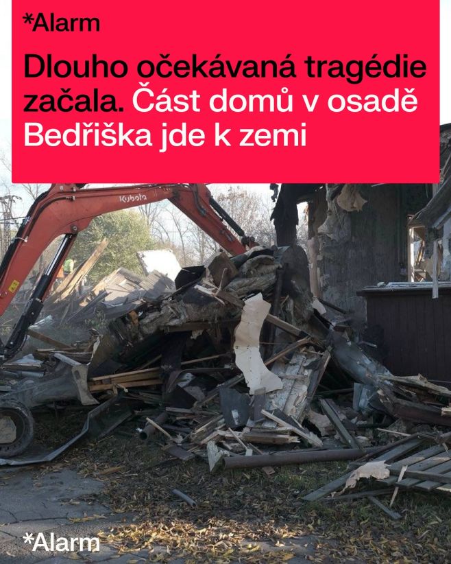 V ranních hodinách dnes začala likvidace neobydlených finských domků v ostravské kolonii, kolem níž se vytvořila unikátní...