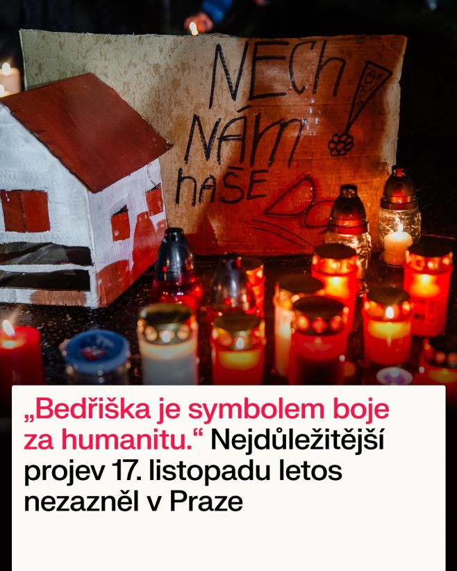 V dešti a v zimě se v podvečer 17. listopadu sešlo několik desítek lidi v ostravské osadě Bedřiška. Heslo večera bylo...